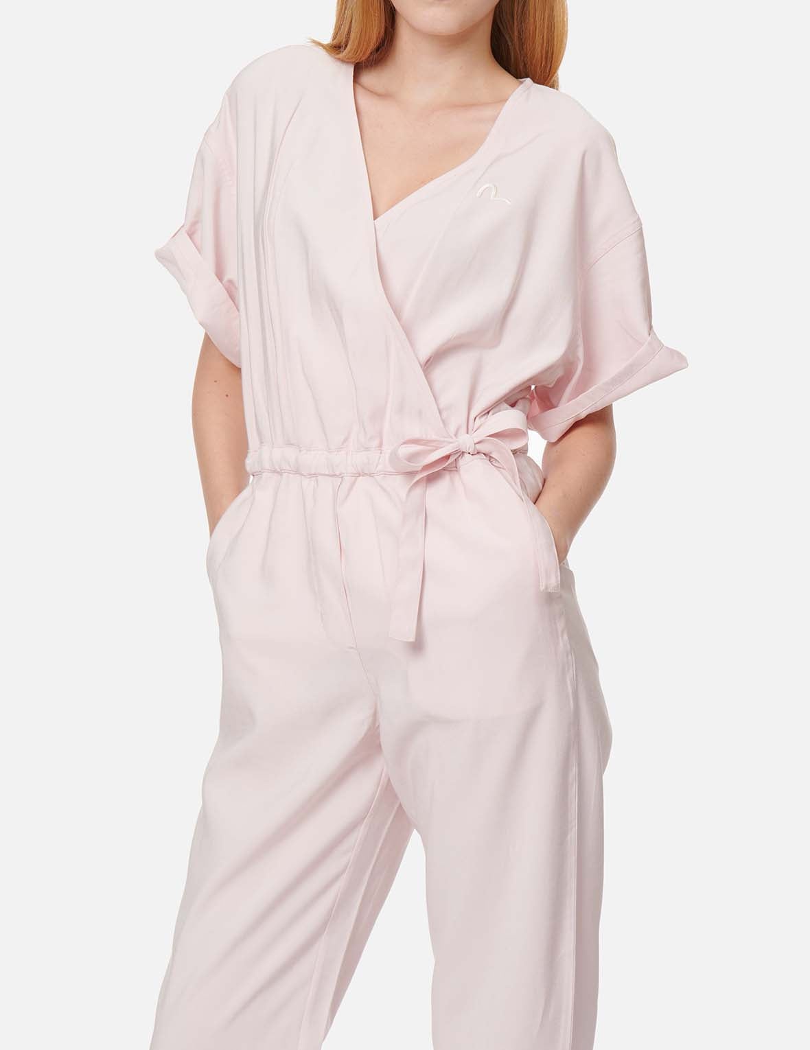Seagull Embroidery Wrapped Jumpsuit - 3