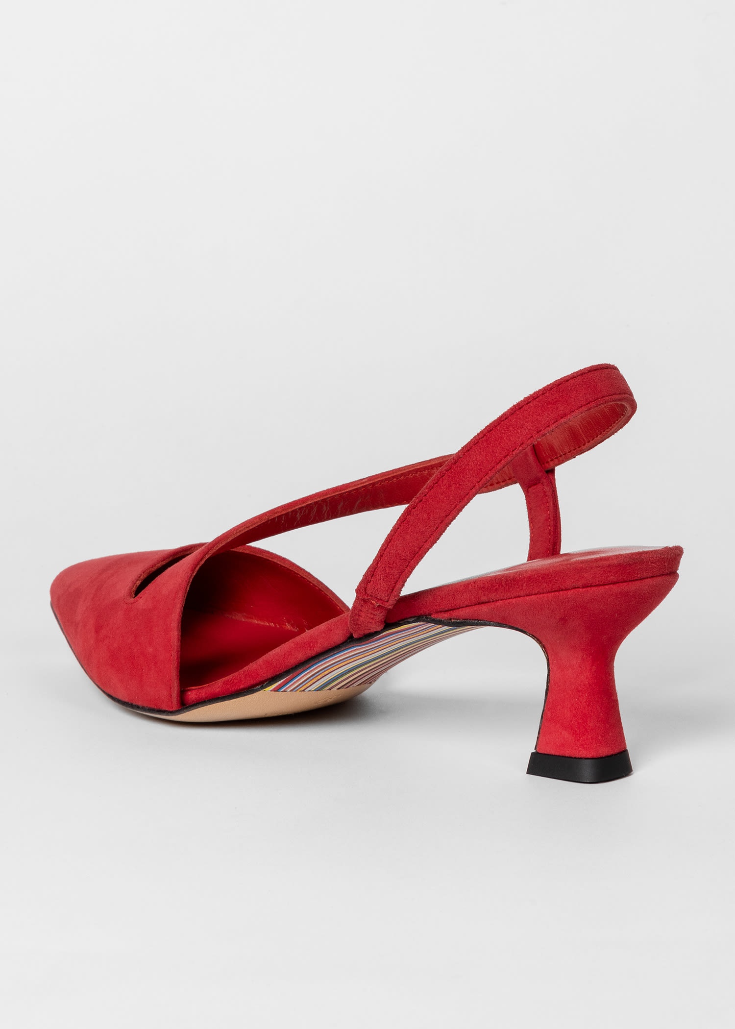 Raspberry 'Cloudy' Suede Heels - 4