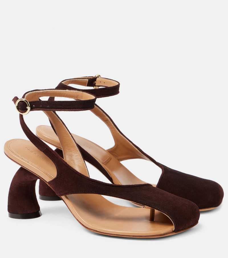 Suede sandals 1