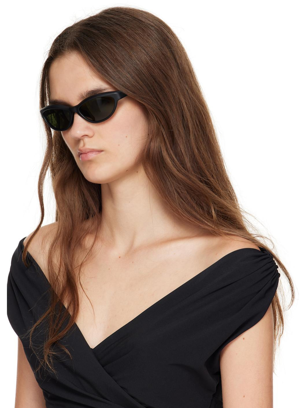 Black 'The Curvo' Sunglasses - 4