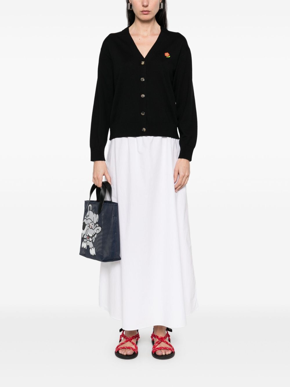 Kenzo Pop-embroidered cardigan - 2