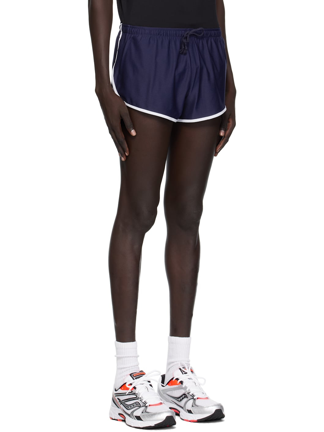 Navy 2in Mesh Race Shorts - 2