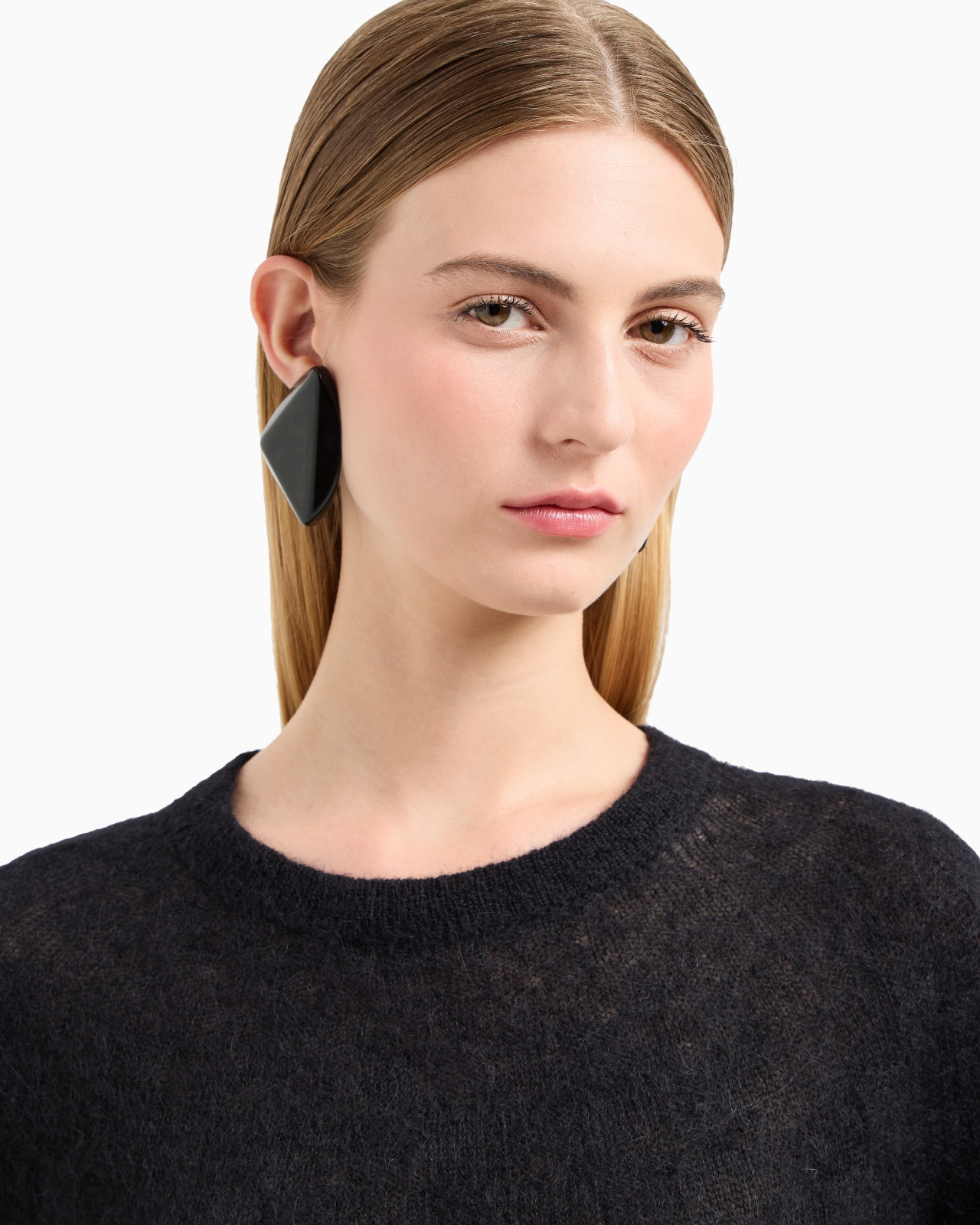 Seamless alpaca jumper with a check motif - 5