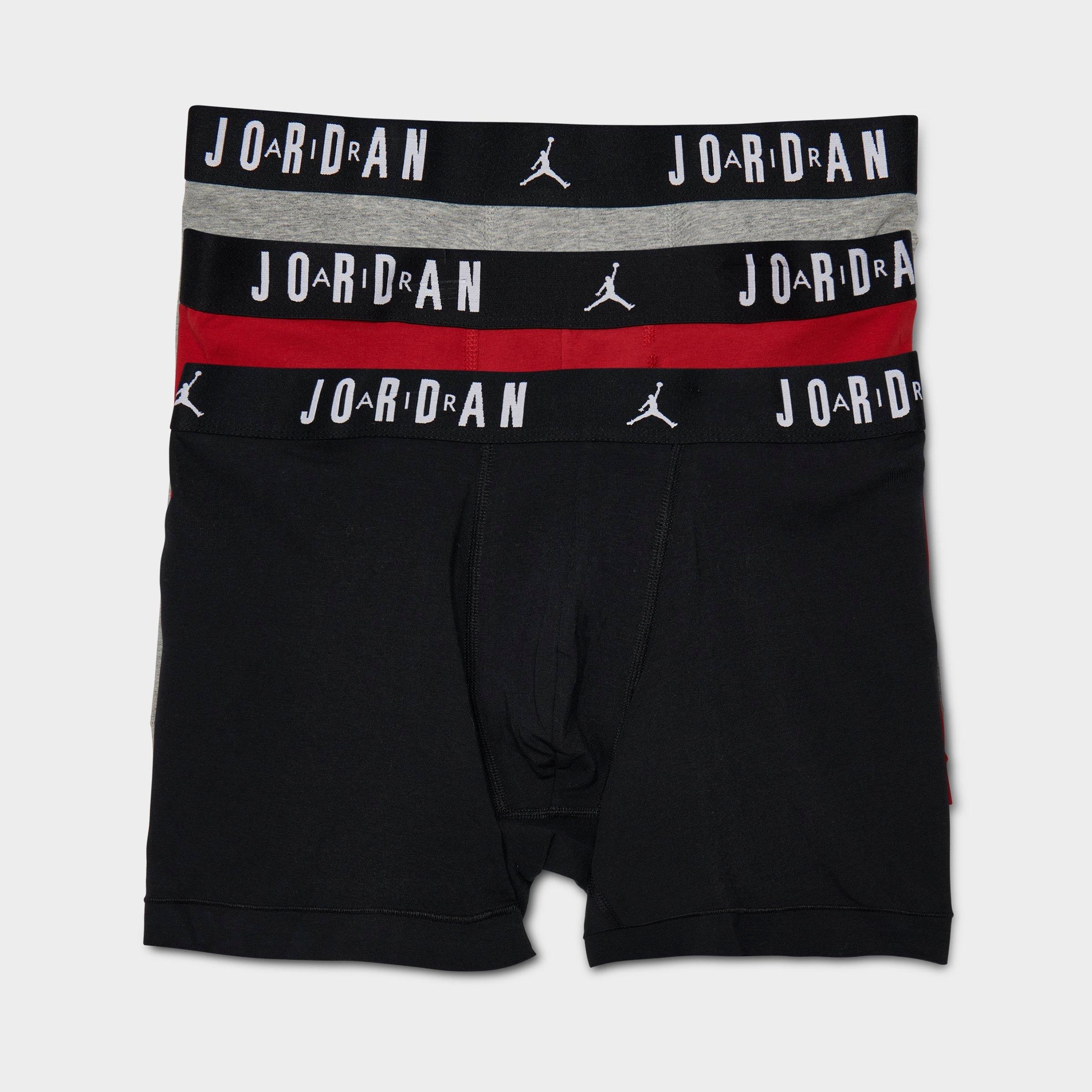 MEN'S JORDAN FLIGHT COTTON BOXER BRIEFS (3-PACK) - 1