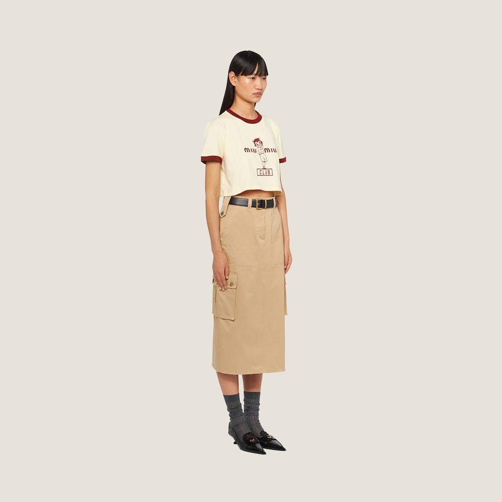 Printed cotton T-shirt - 5