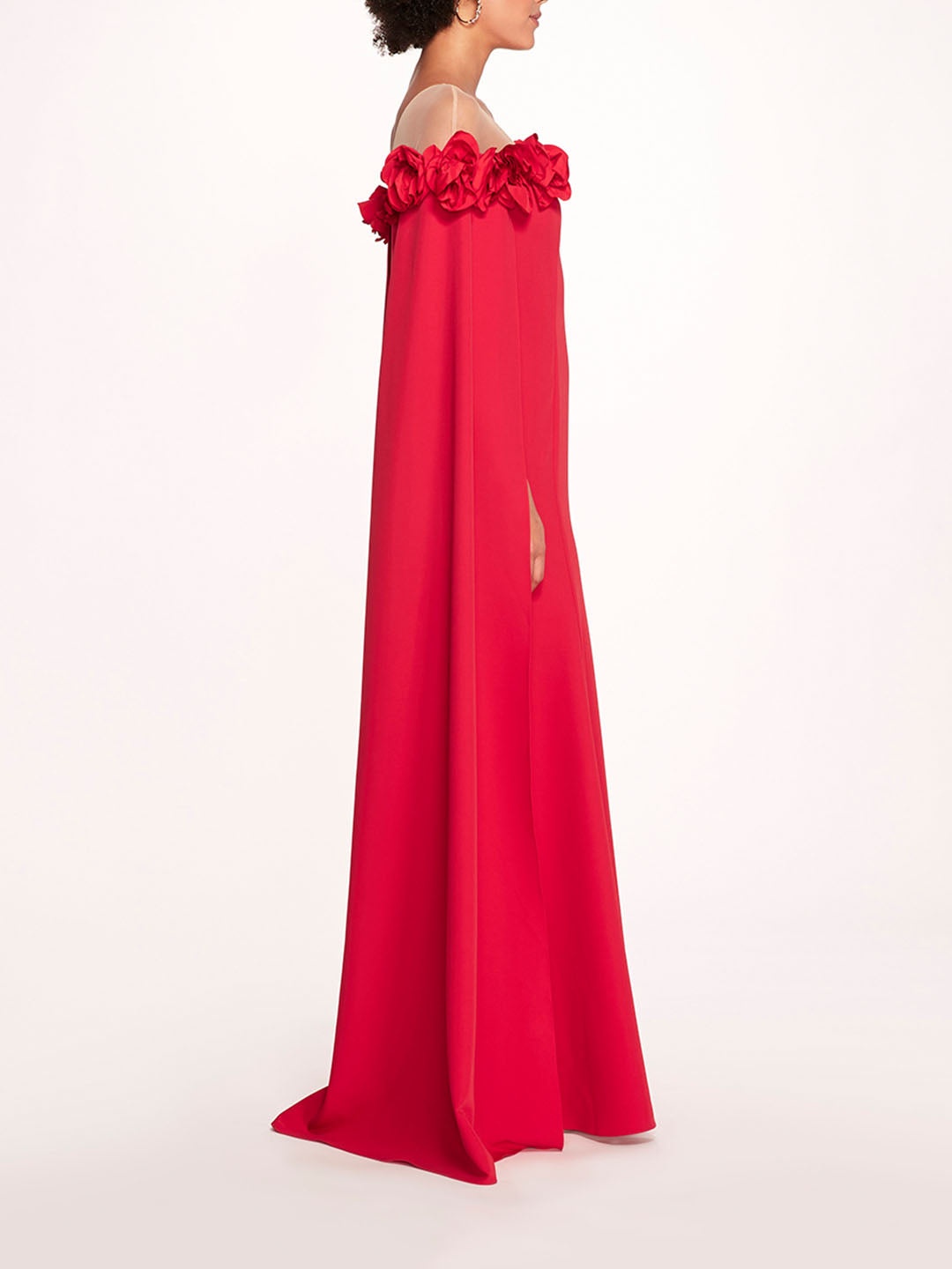 OFF SHOULDER ILLUSION GOWN - 3