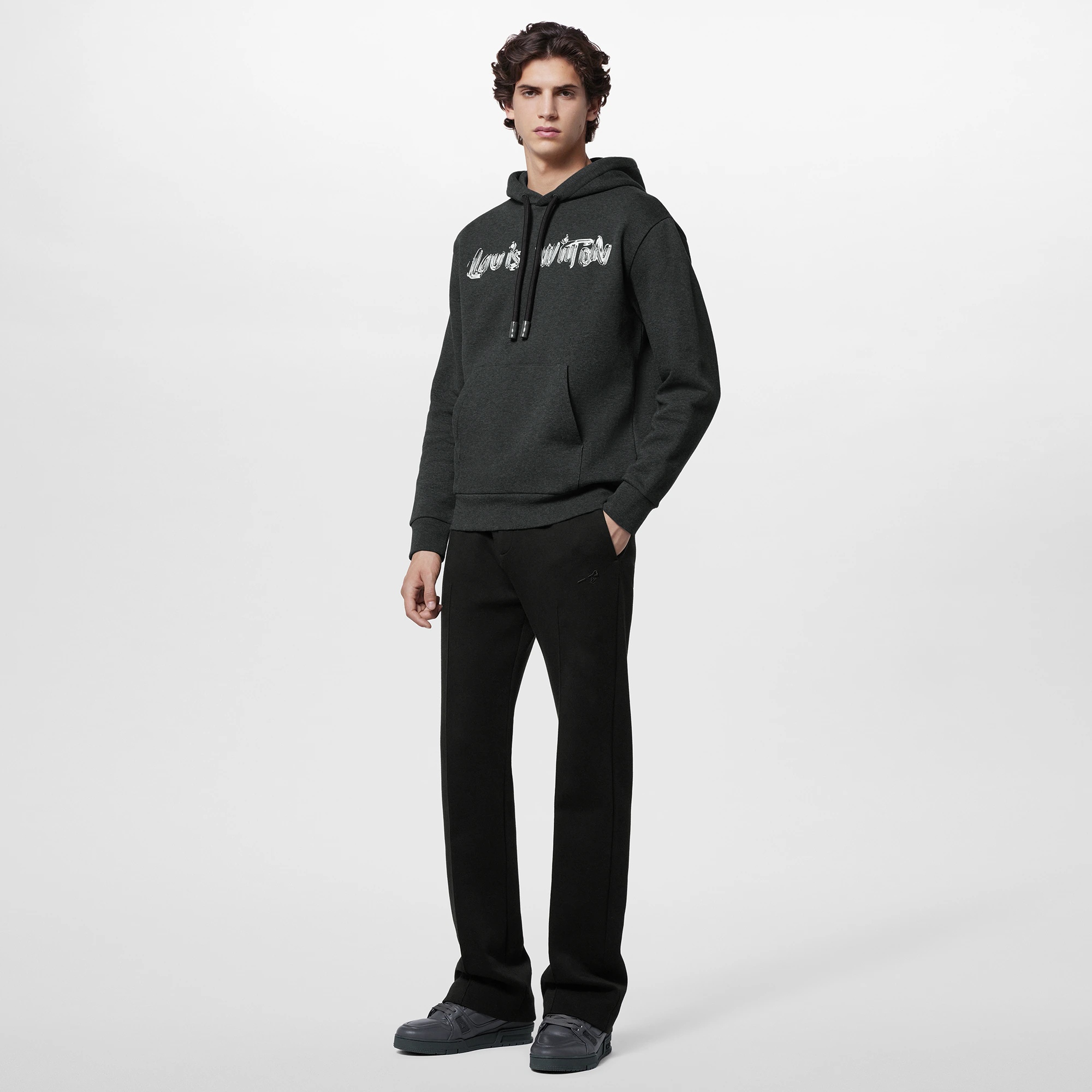 Printed Cotton Hoodie - 4