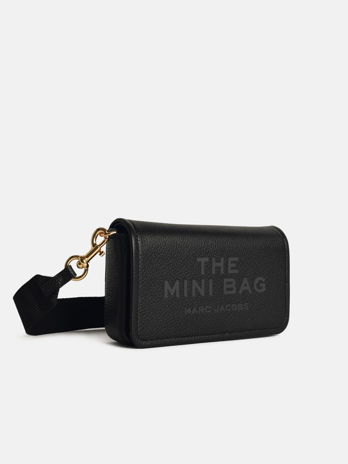 MINI BAG IN BLACK LEATHER - 2