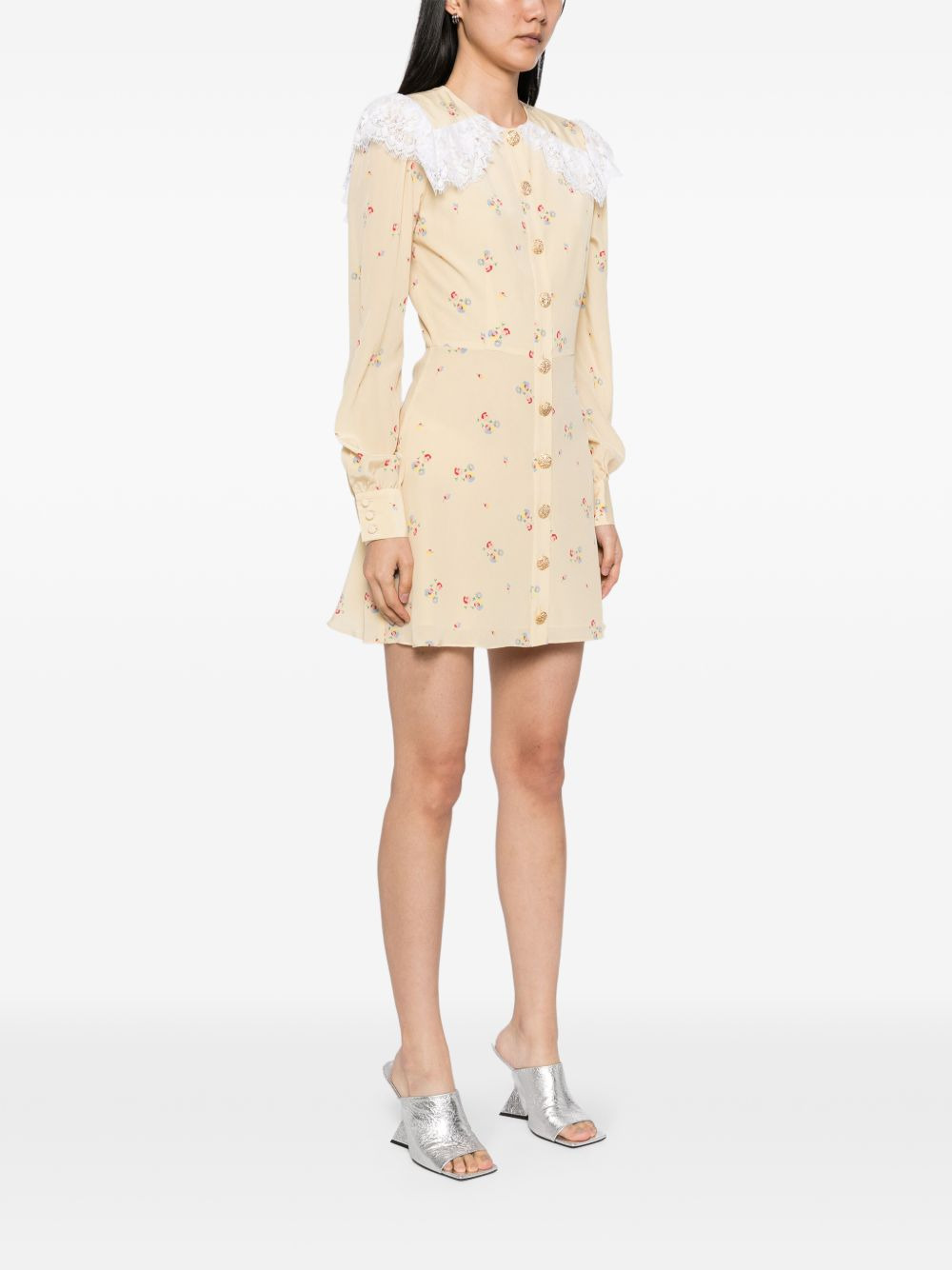 floral-print dress - 3