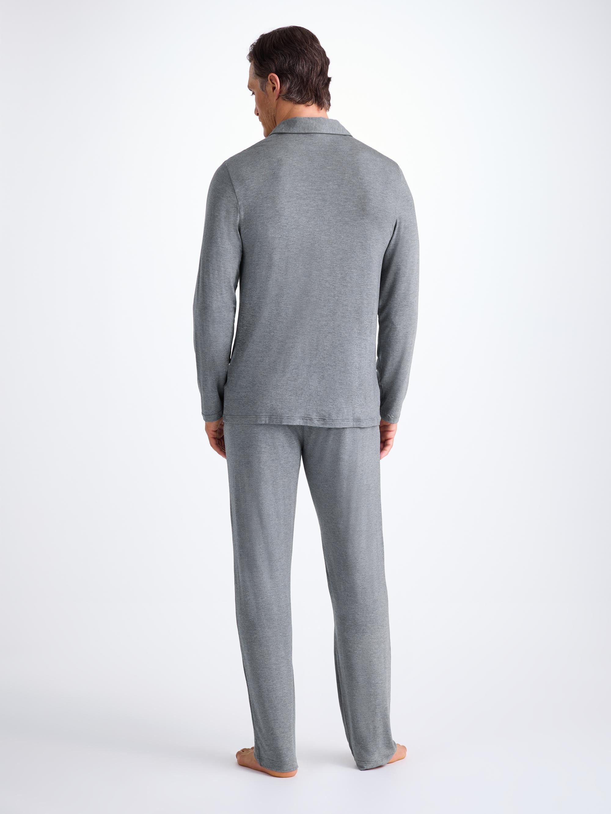 Men's Pajamas Marlowe Micro Modal Stretch Charcoal - 4