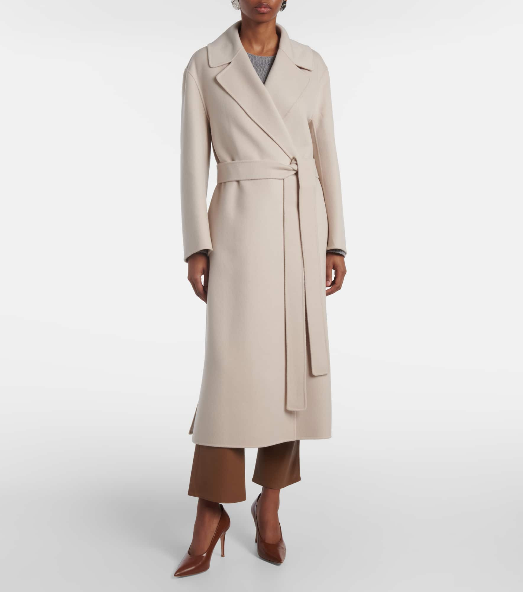 Livia wool wrap coat - 2