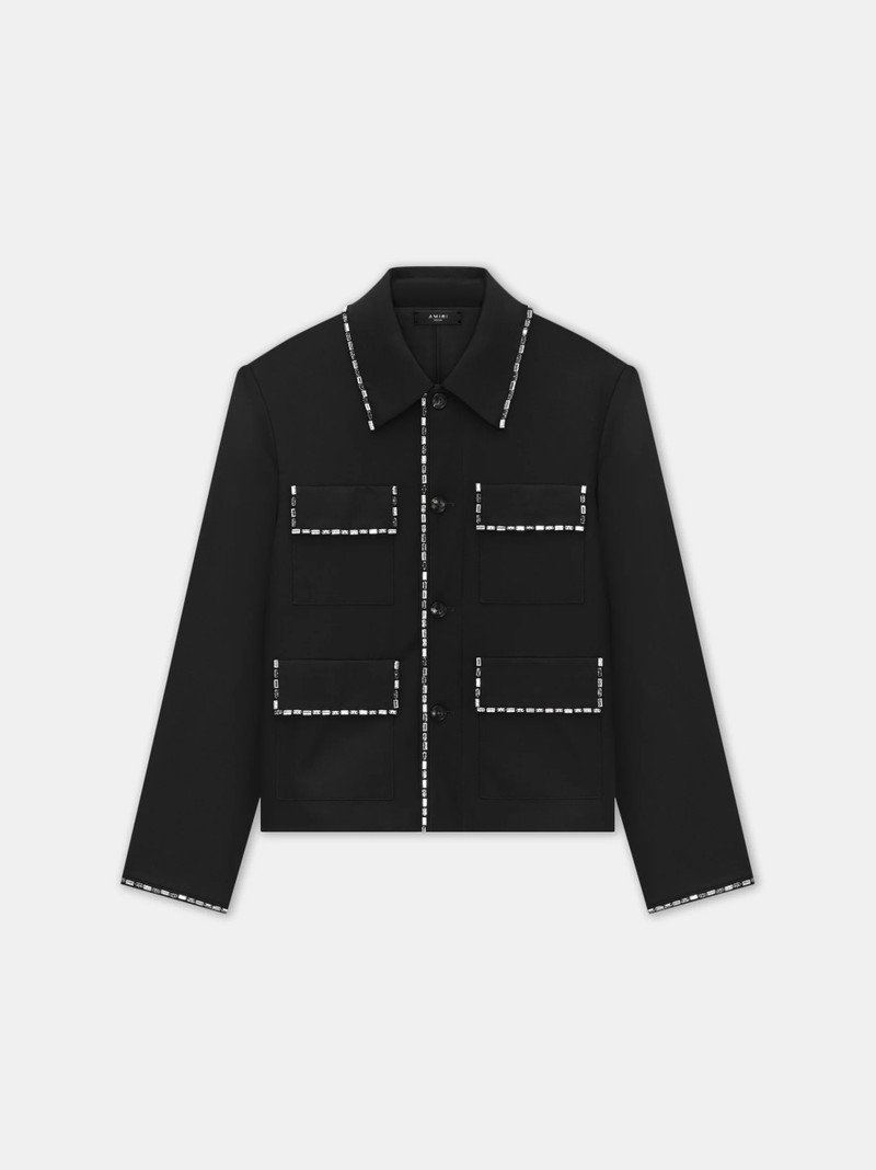 CRYSTAL TRIM 4 POCKET BLOUSON 1