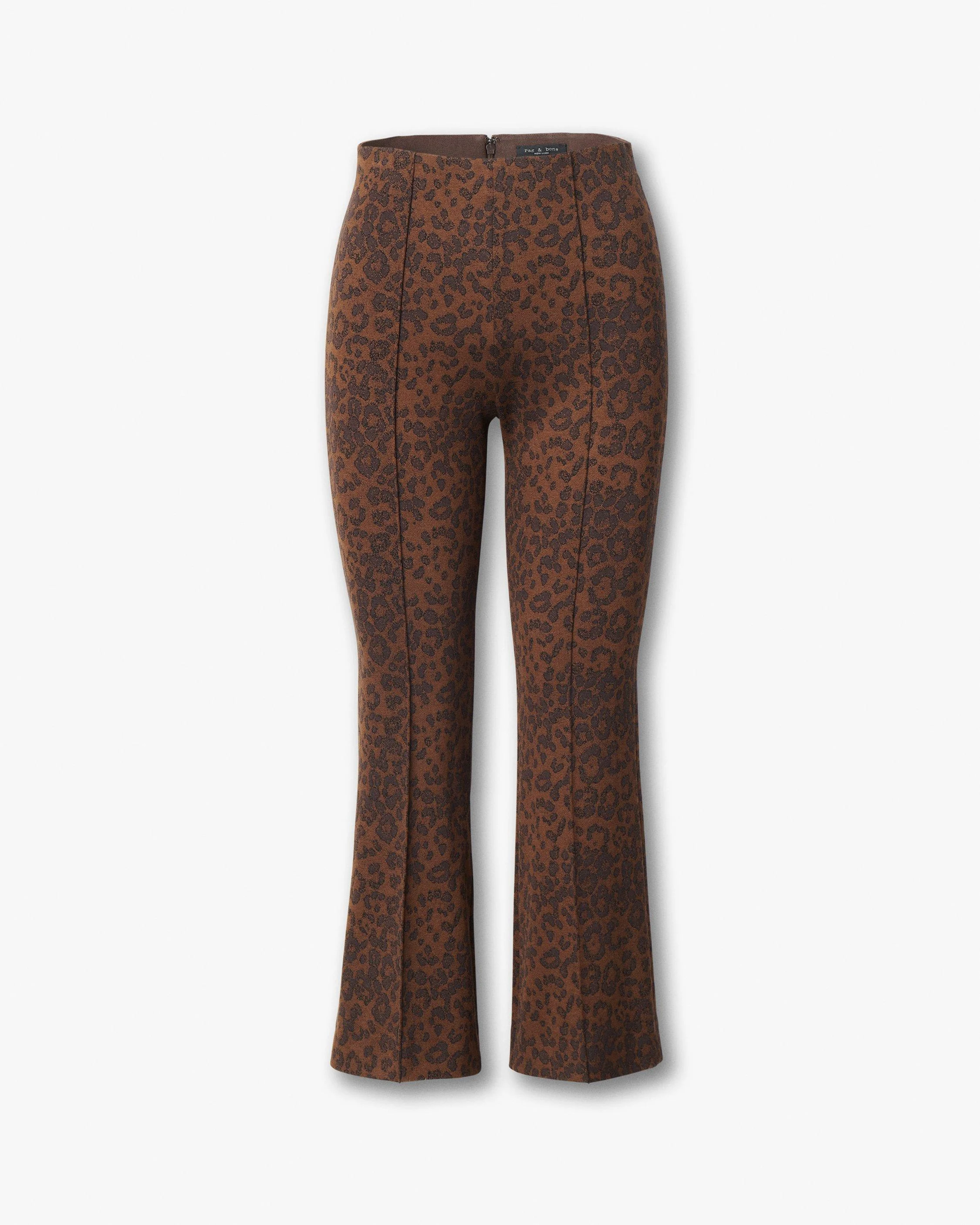 Irina Leopard-Print Kick Flare Pants
Refine Knit - 1