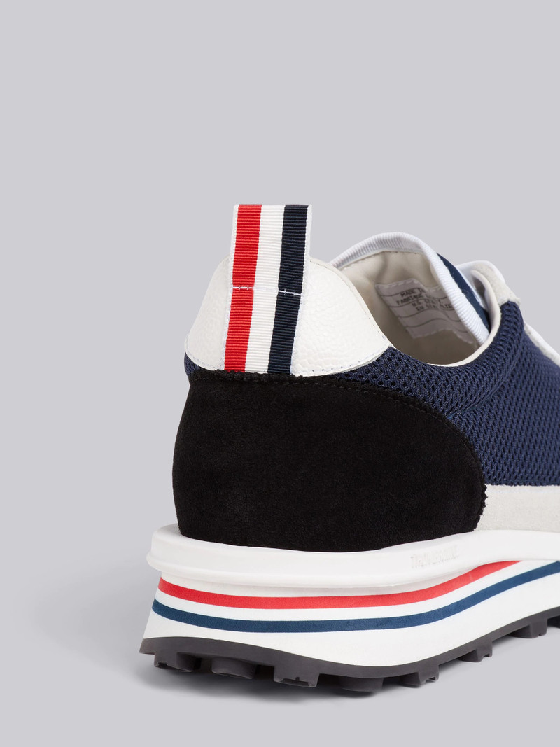 Thom Browne Navy Nylon Tech Runner outlook