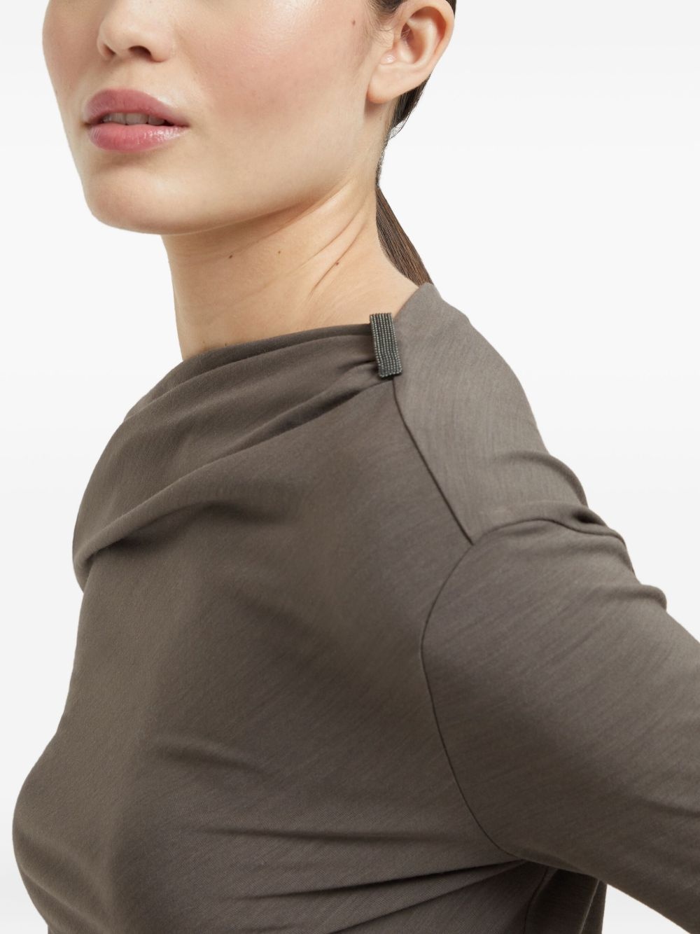 ruched-detail top - 6