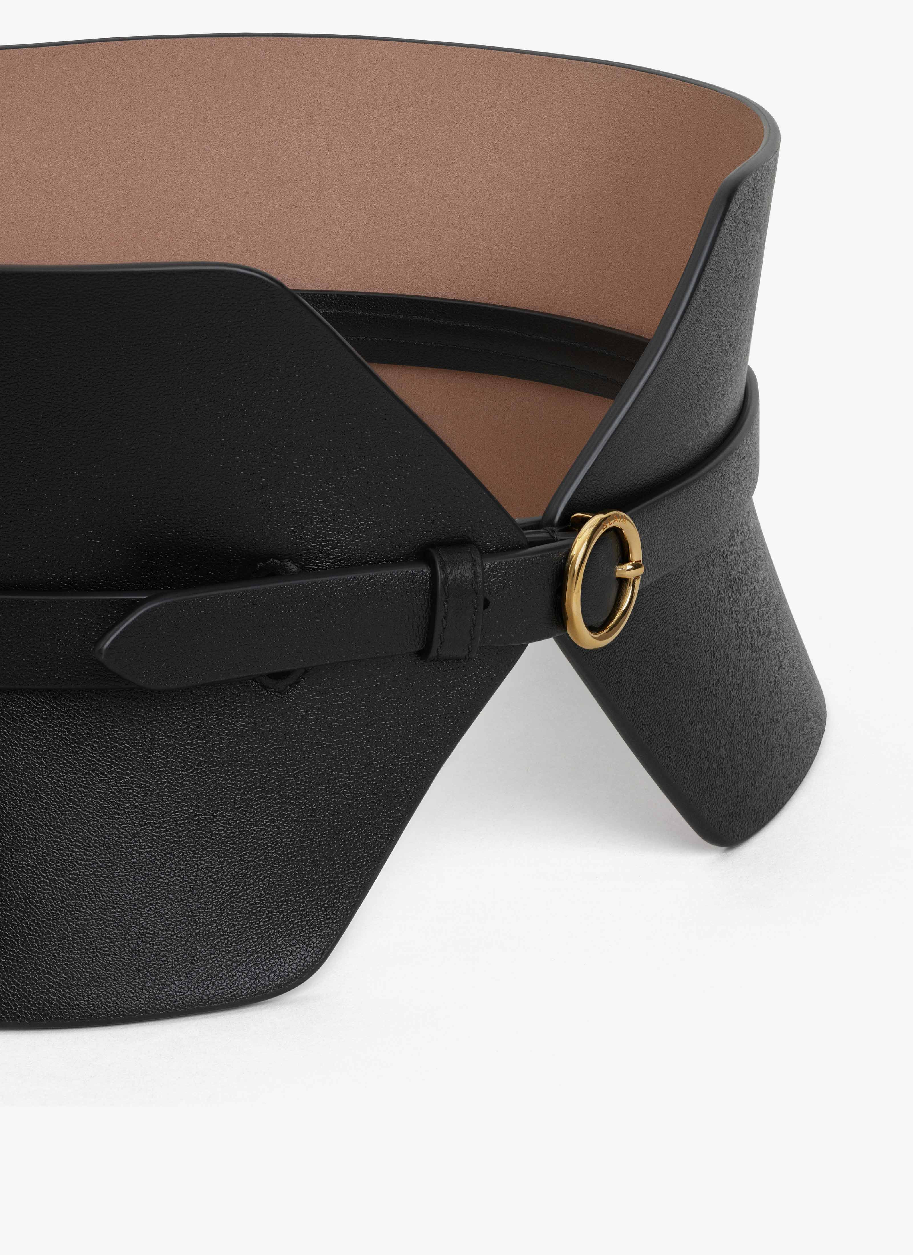 DOUBLE BUSTIER BELT IN CALFSKIN - 4