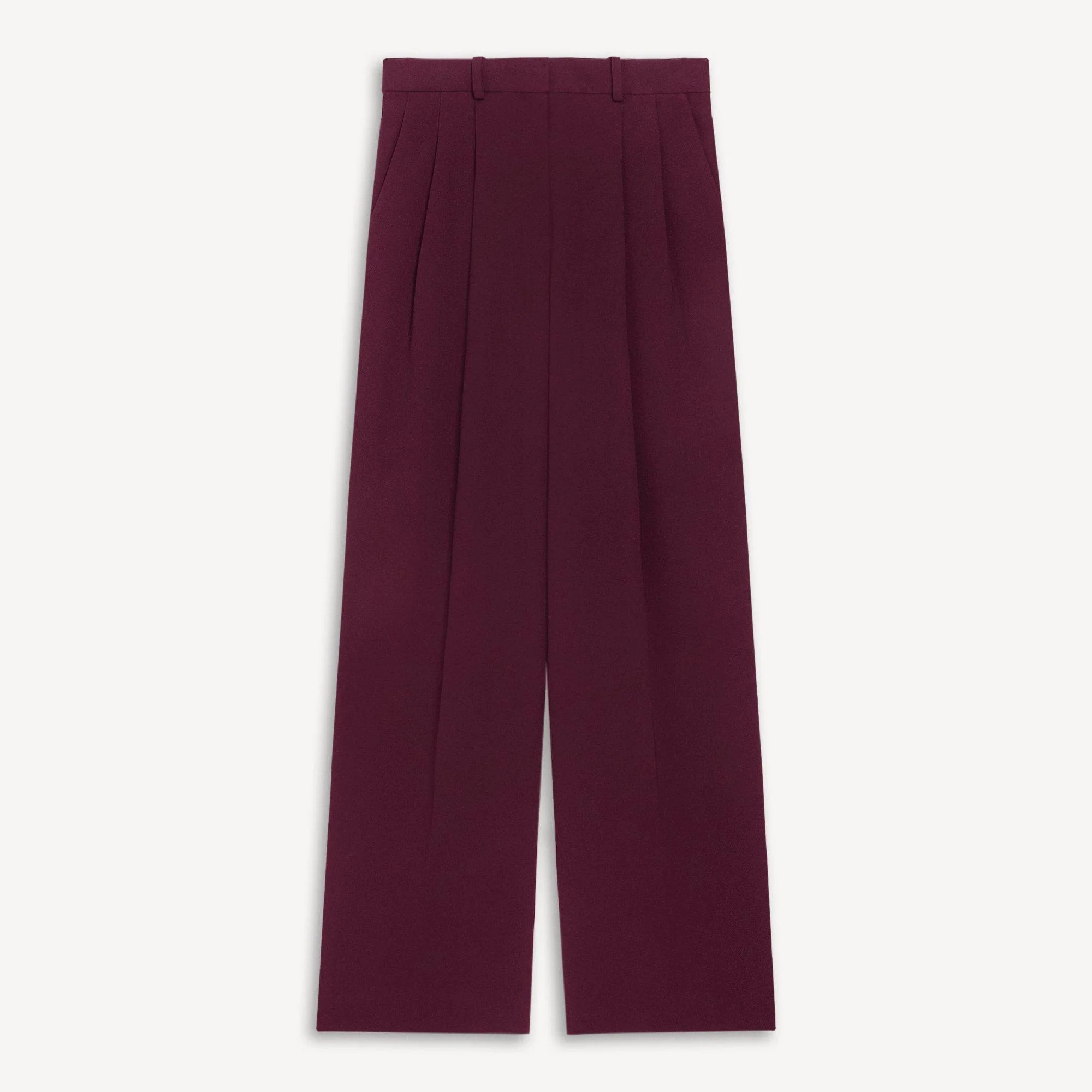 Double Pleat Pant in Admiral Crepe - 1