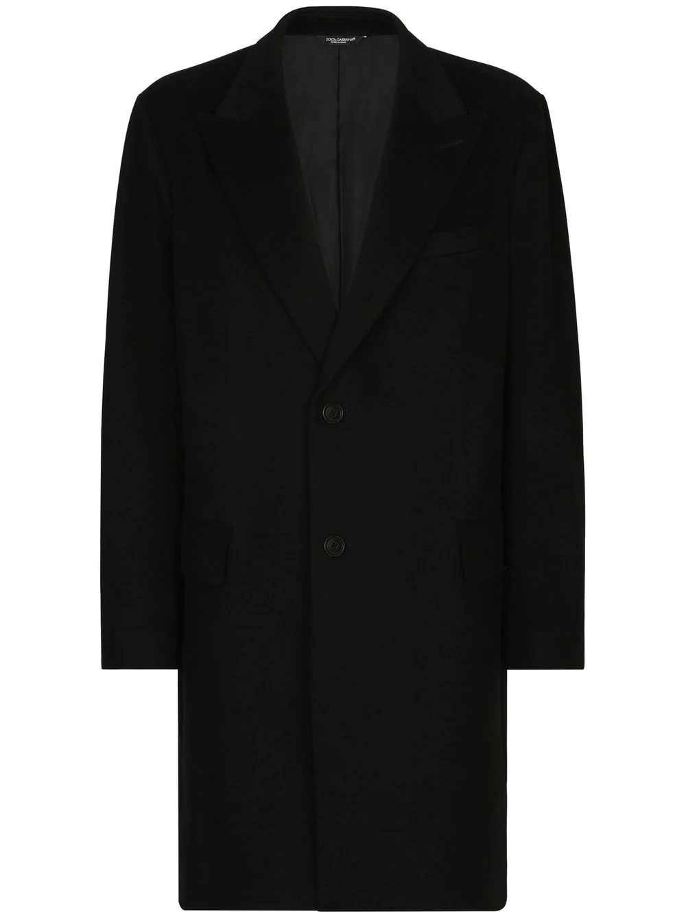 tailored wool coat - 1