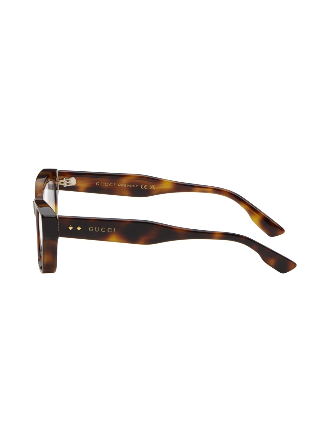 Tortoiseshell Square Glasses - 3