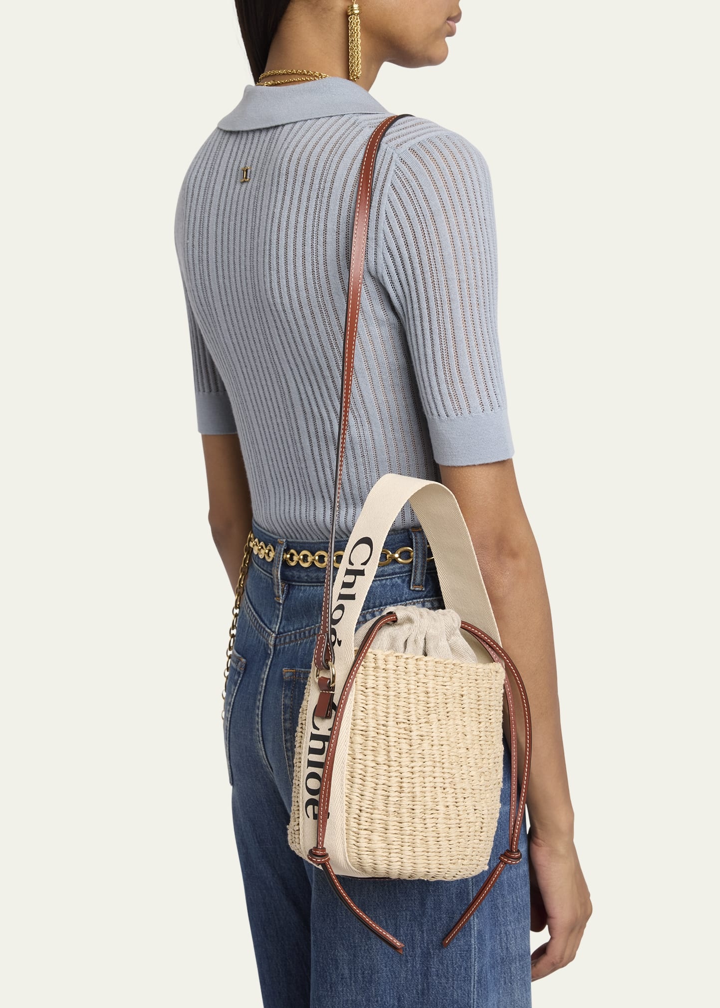 Woody Small Basket Bucket Bag - 2