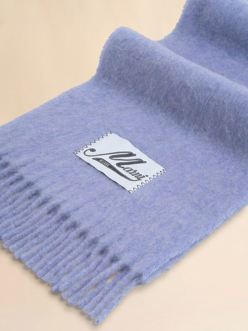 INDIGO ALPACA SCARF - 3