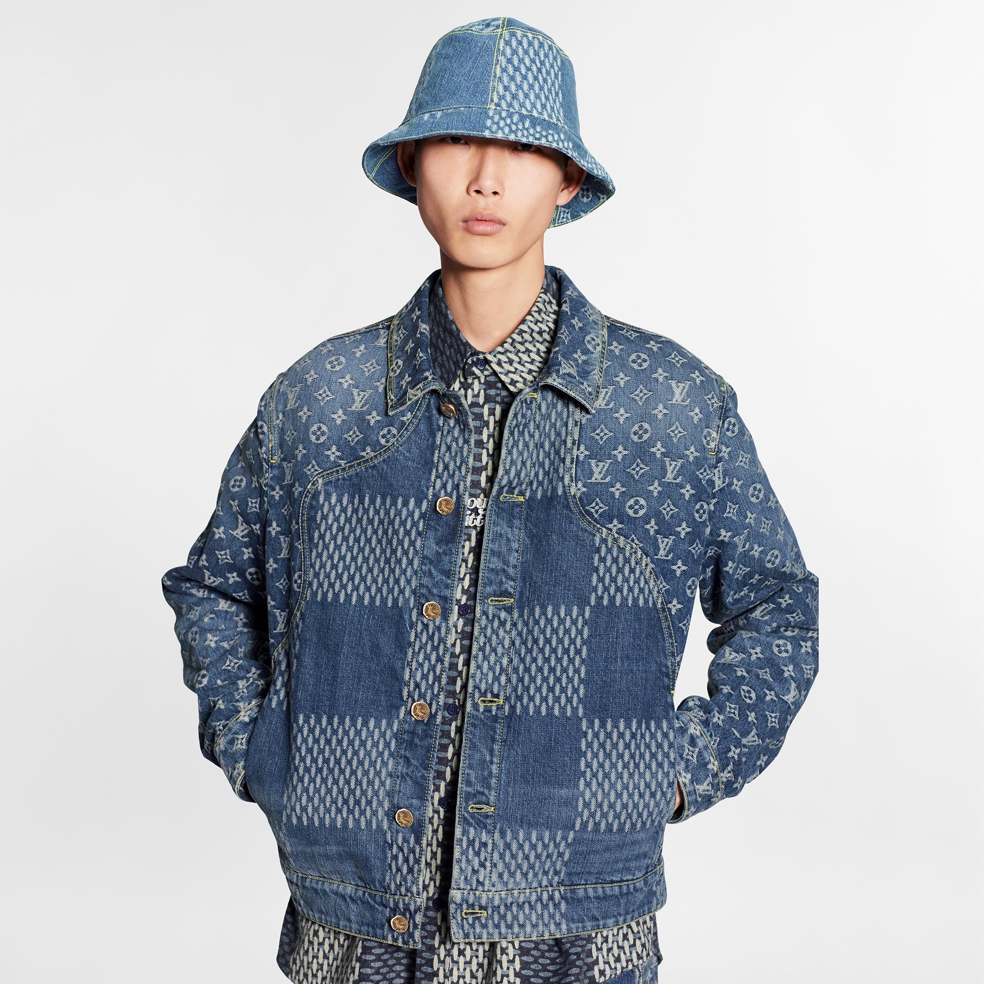 Giant Damier Waves Monogram Denim Jacket - 3