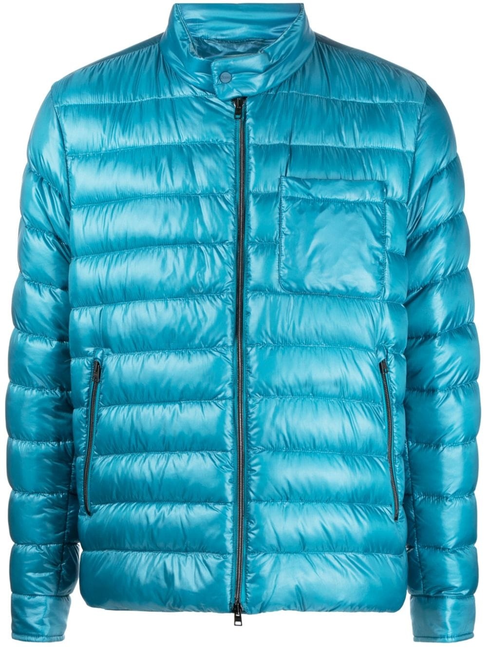 zip-up padded jacket - 1