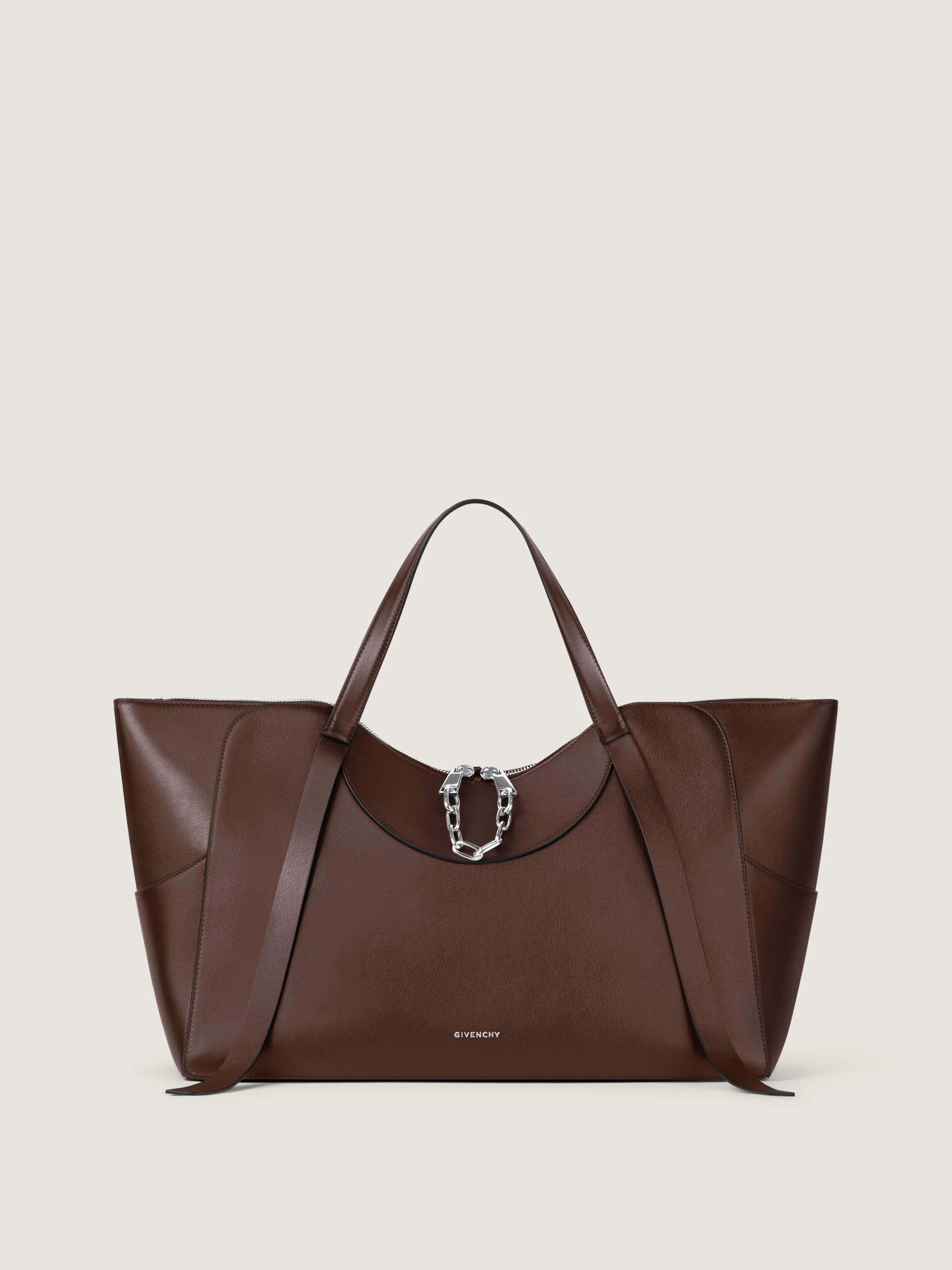 LARGE THE SNATCH BAG IN GRAINED LEATHER - 1