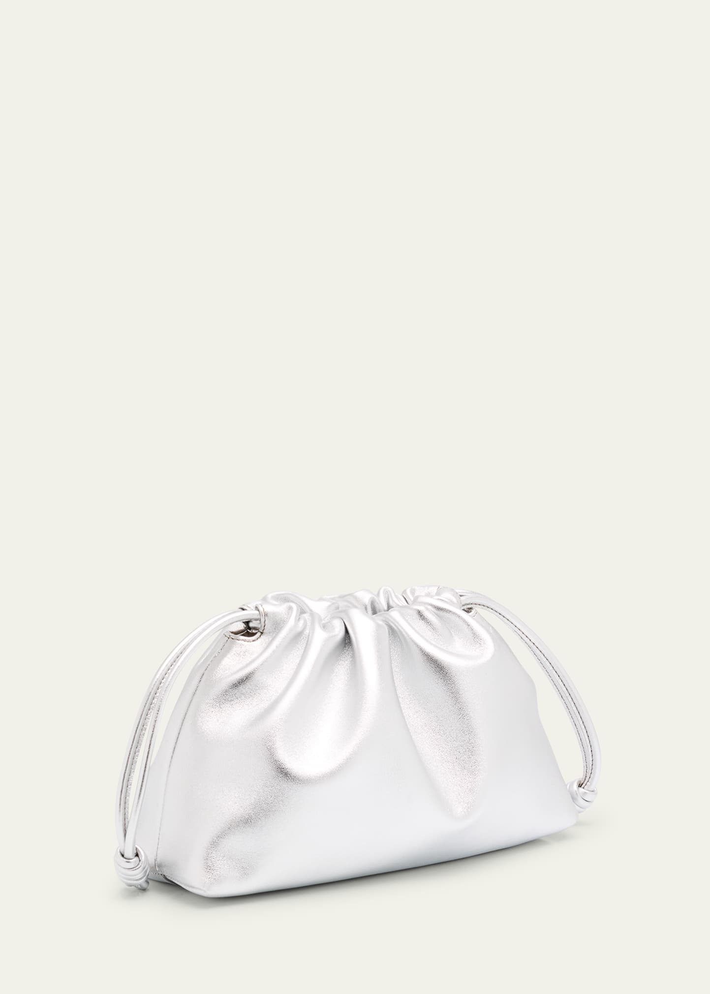 Flamenco Metallic Leather Shoulder Bag - 3