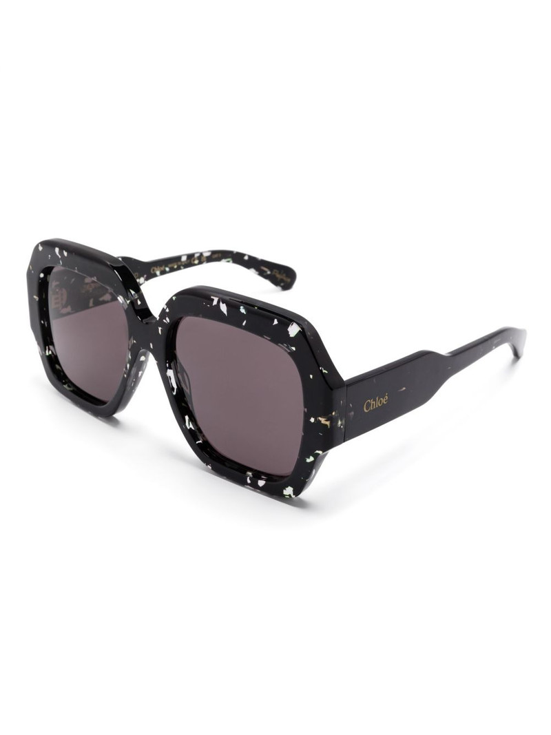 Chloé logo-print sunglasses outlook