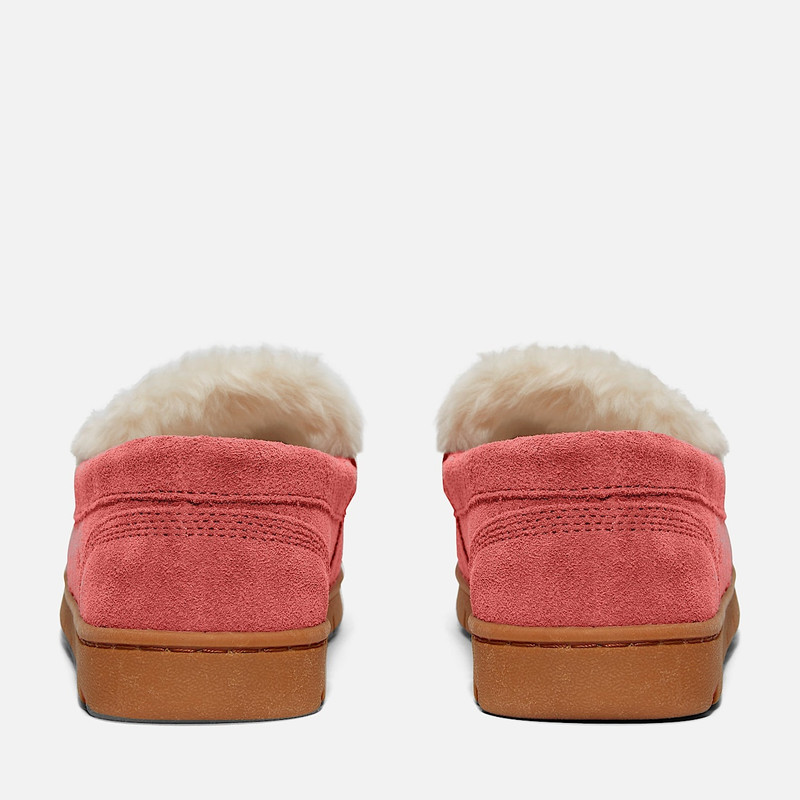 Women's Faux-Fur Tie Moccasin 5