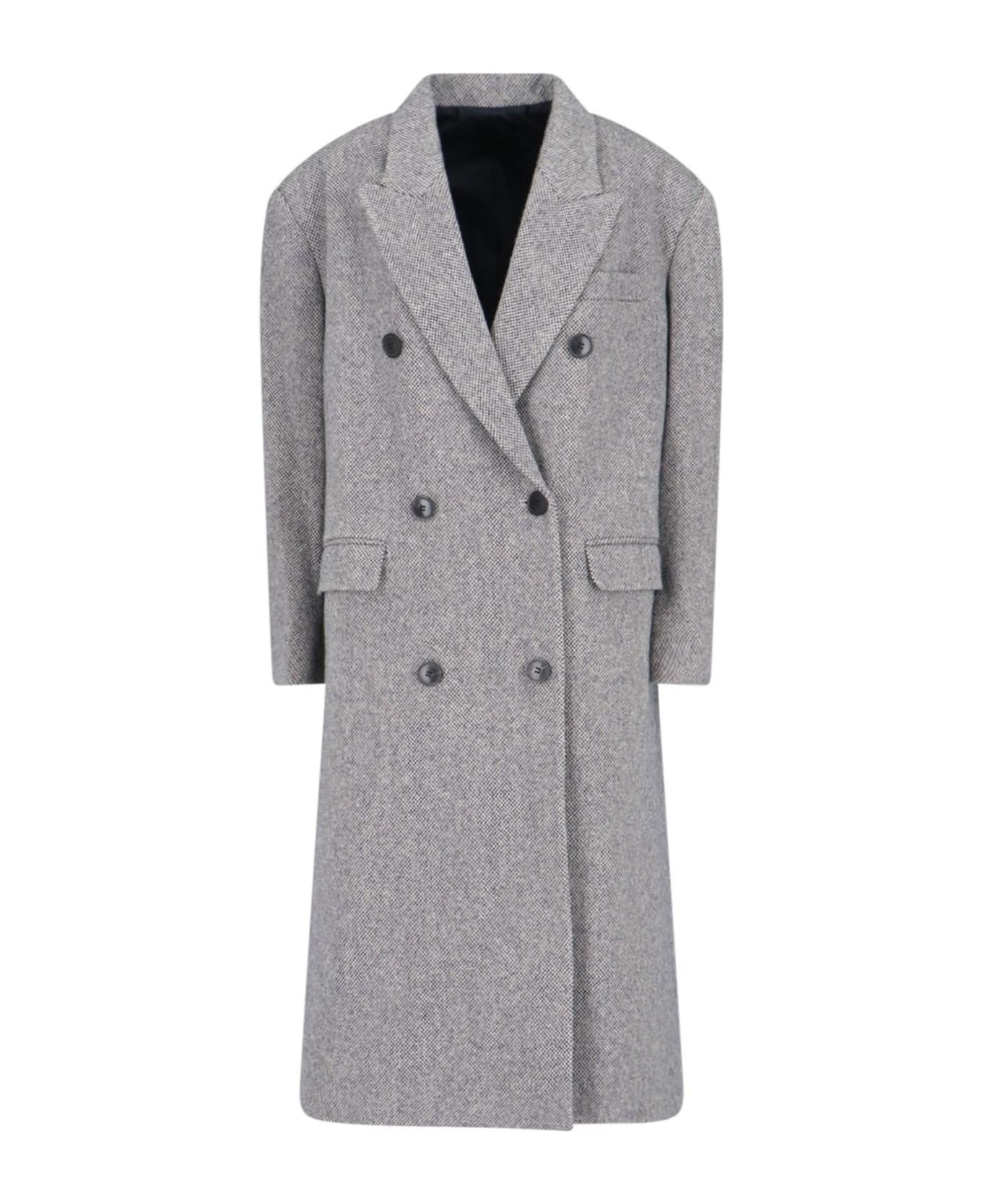Double-breasted Coat - 1
