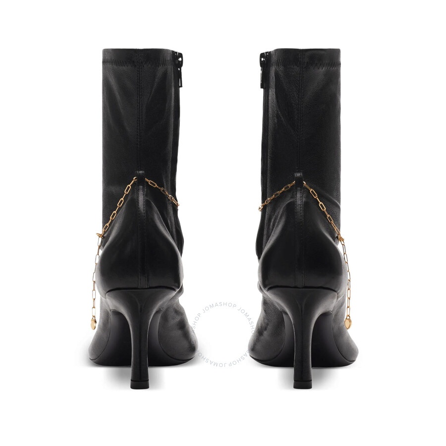 Burberry Leather Slinky Legging Low Boots - 4