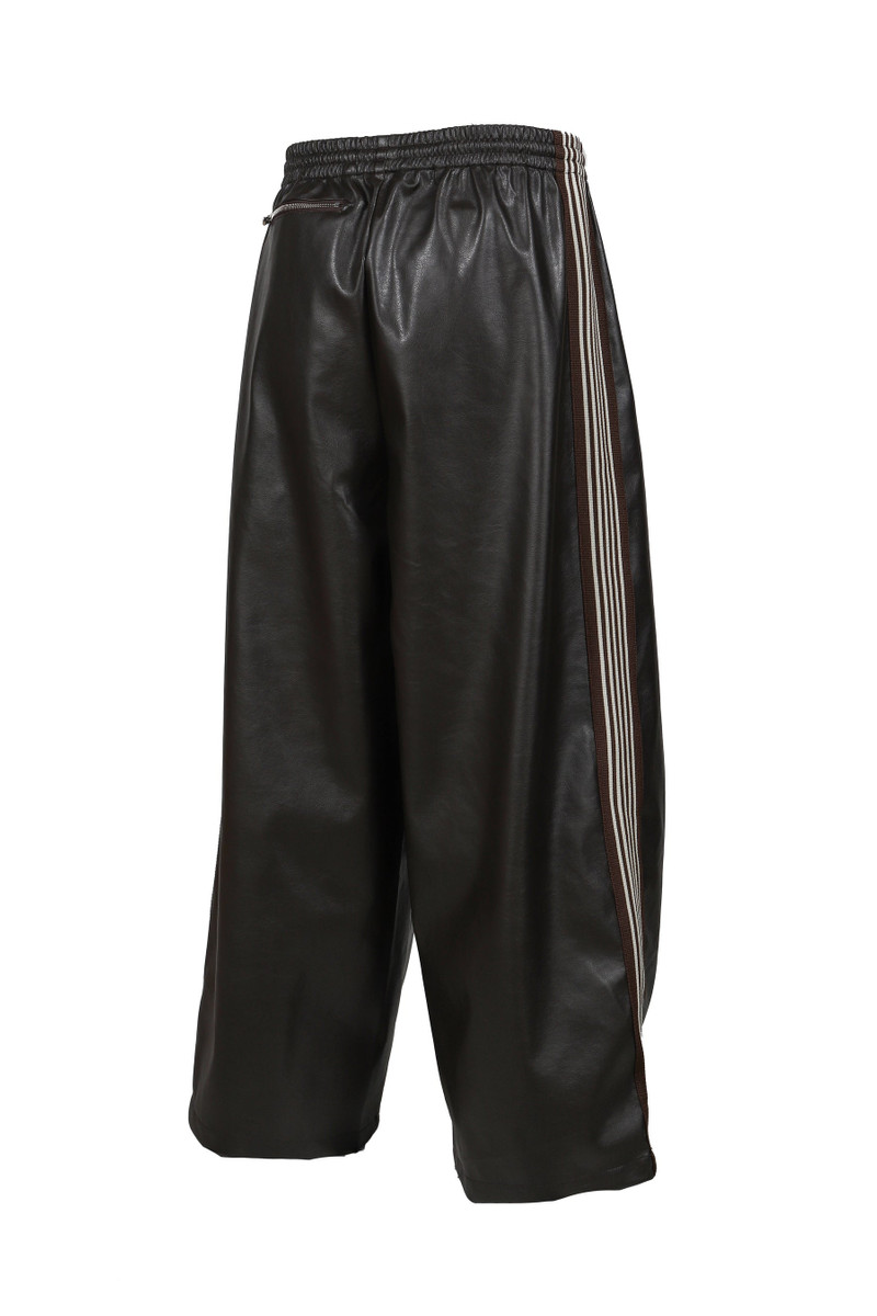 HD TRACK PANT - SYNTHETIC LEATHER (EXCLUSIVE) / DK. BRW 9