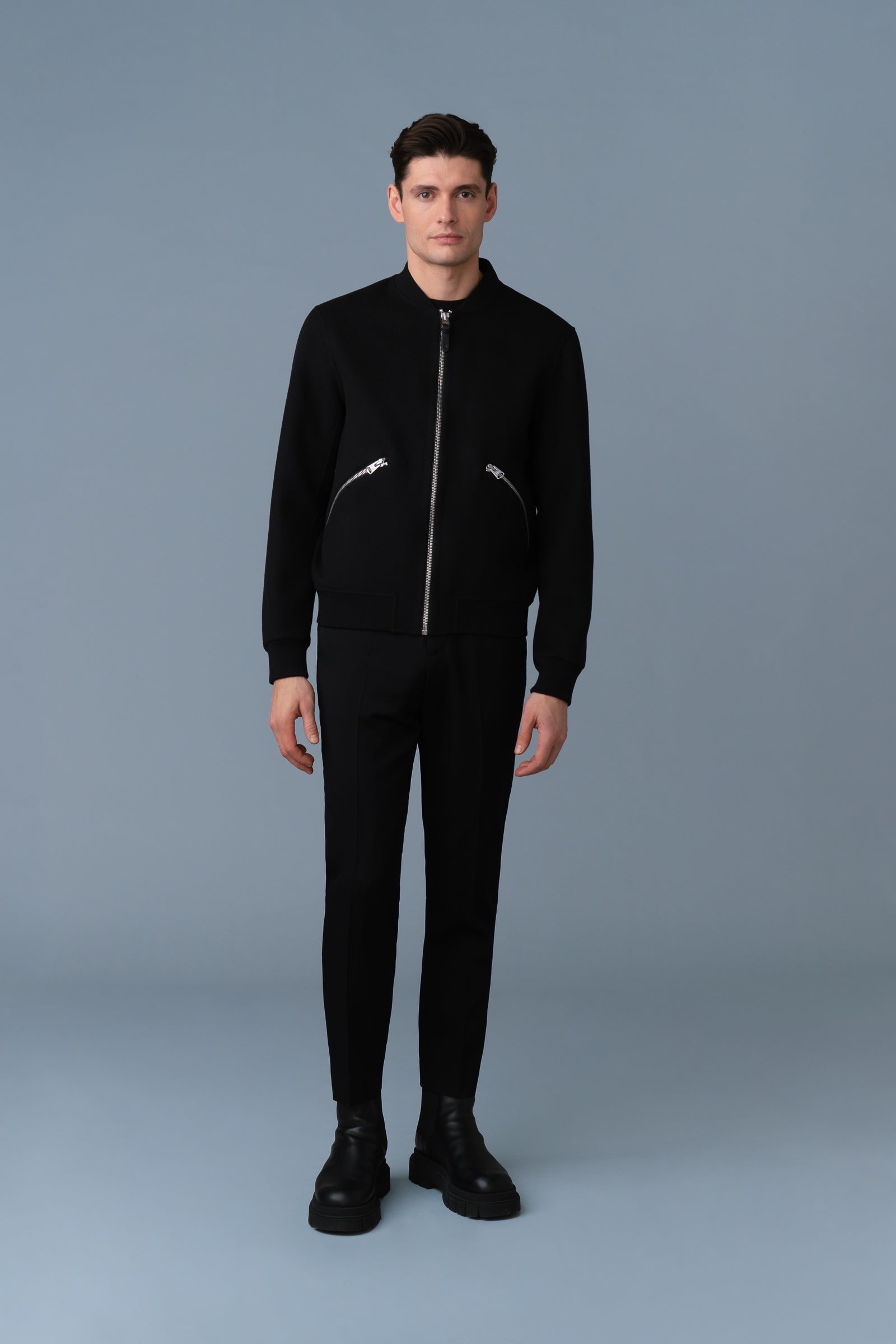 RAMONE-W Double-Face Wool Bomber Jacket - 2