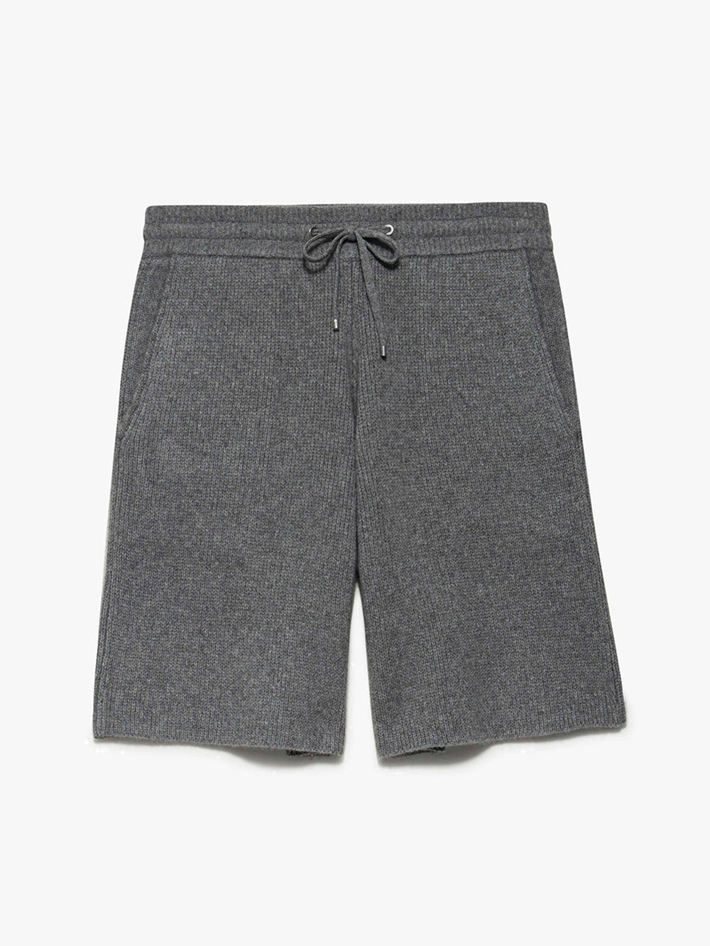 Heavyweight Cashmere Short in Warm Grey - 1