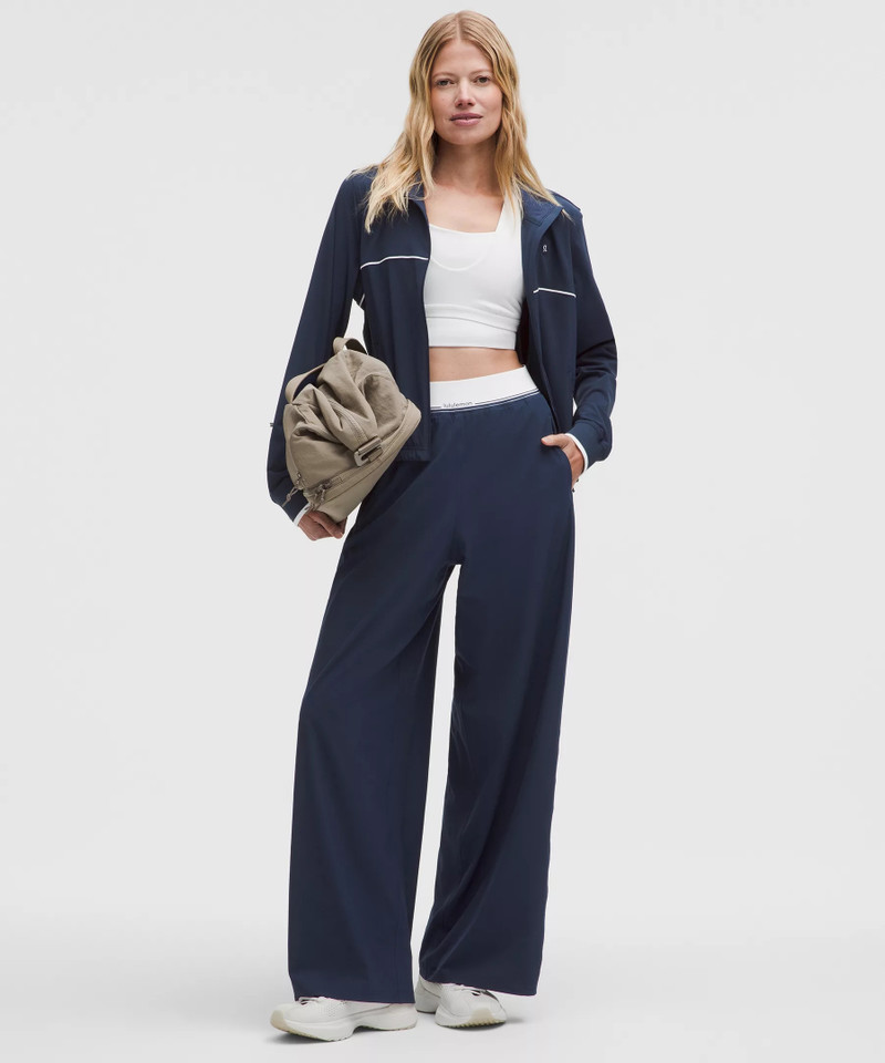 Swift High-Rise Wide-Leg Pant *Logo Waistband 1