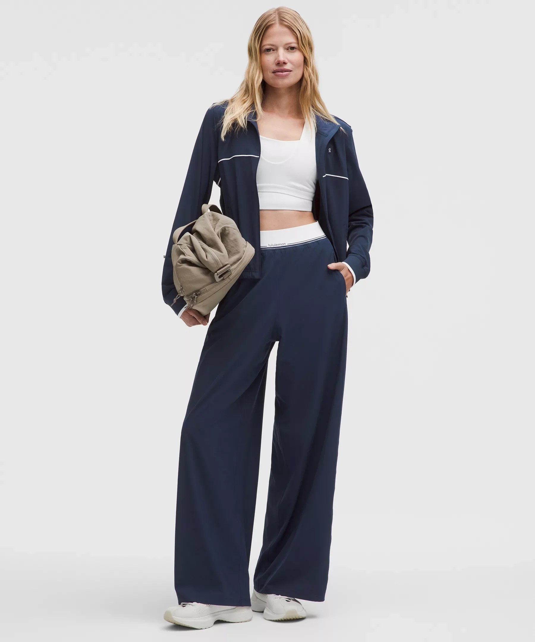 Swift High-Rise Wide-Leg Pant *Logo Waistband - 1