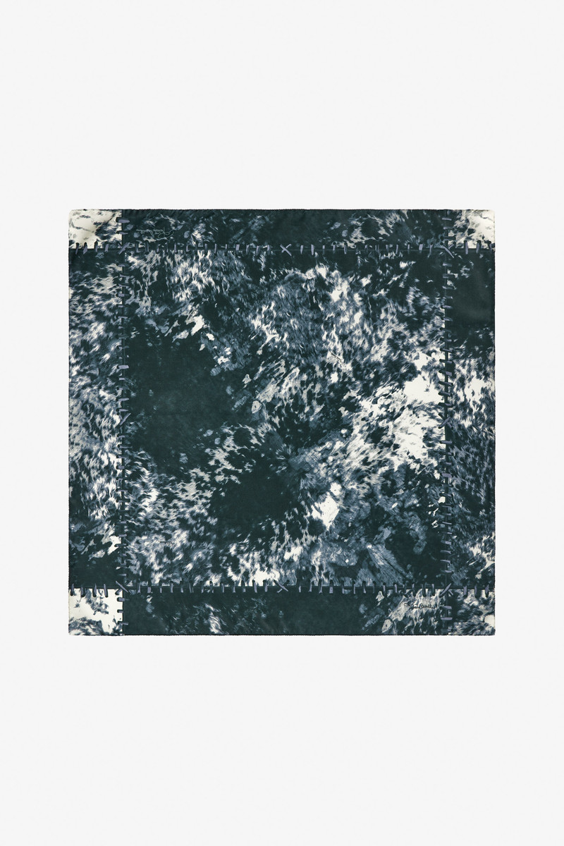 Silk Scarf with Appaloosa Print 1