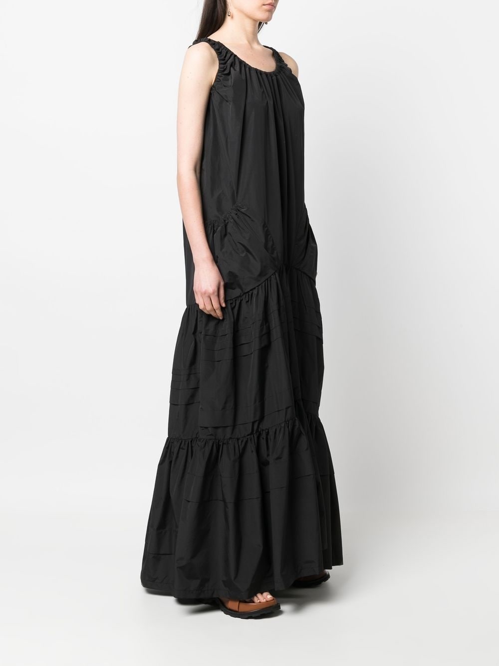 sleeveless tiered maxi dress - 3