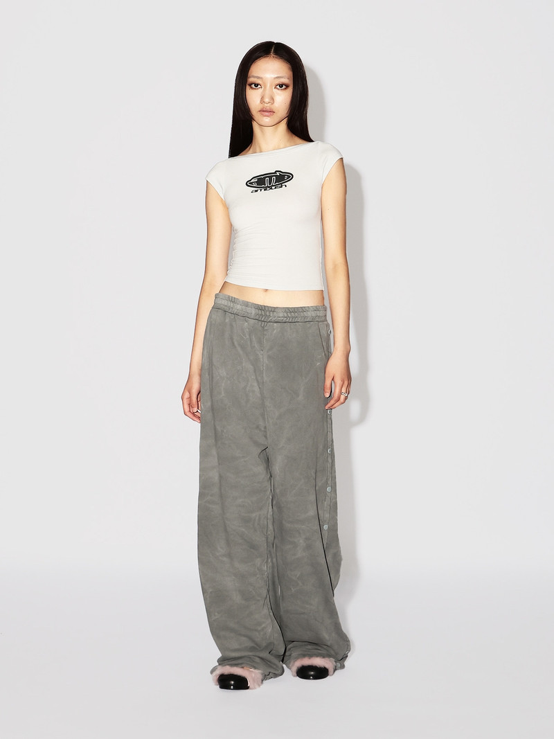 WASHED SIDE OPEN SWAET PANTS 6