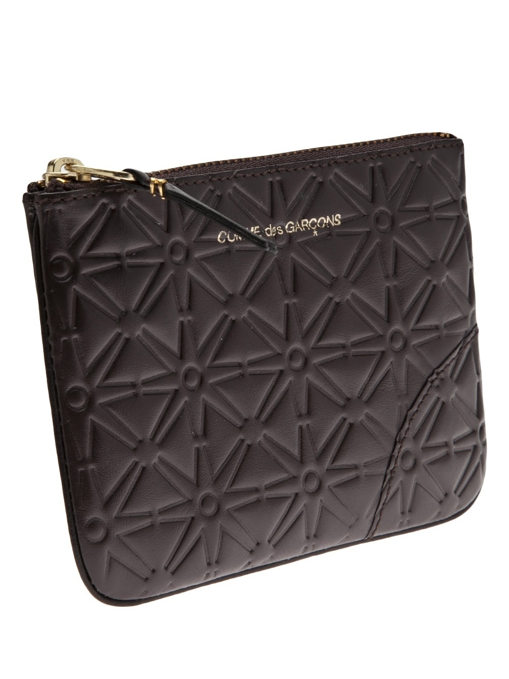 star embossed zip wallet - 2