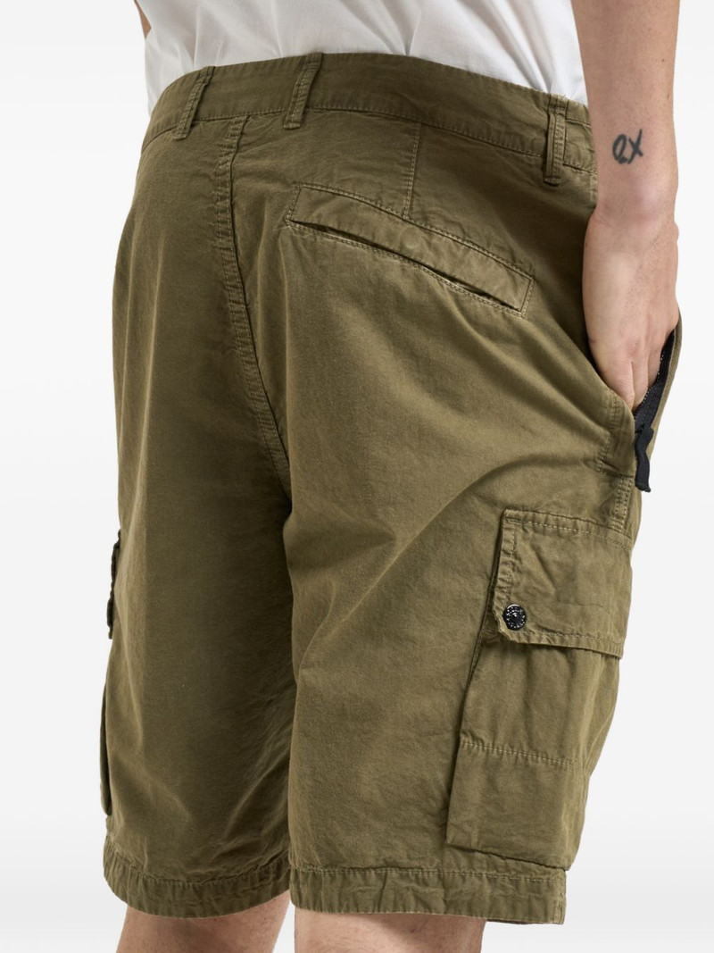 Stone Island button-fastening cargo shorts outlook