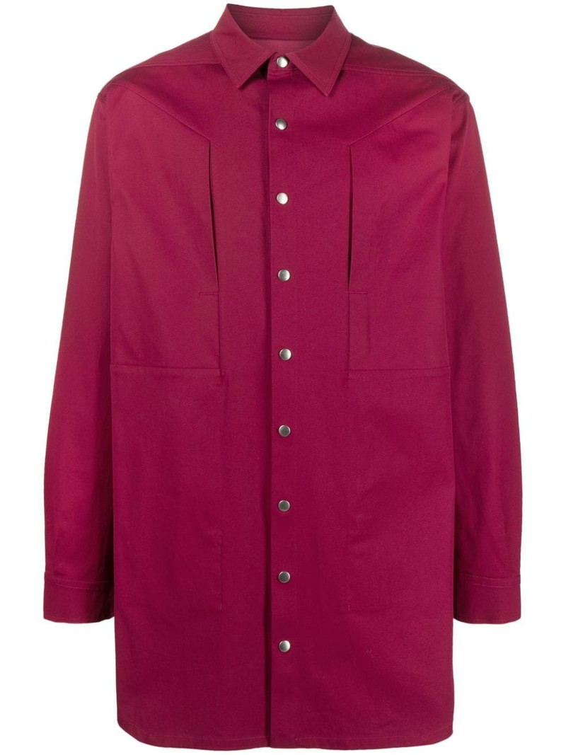 long-sleeve buttoned shirt jacket 1