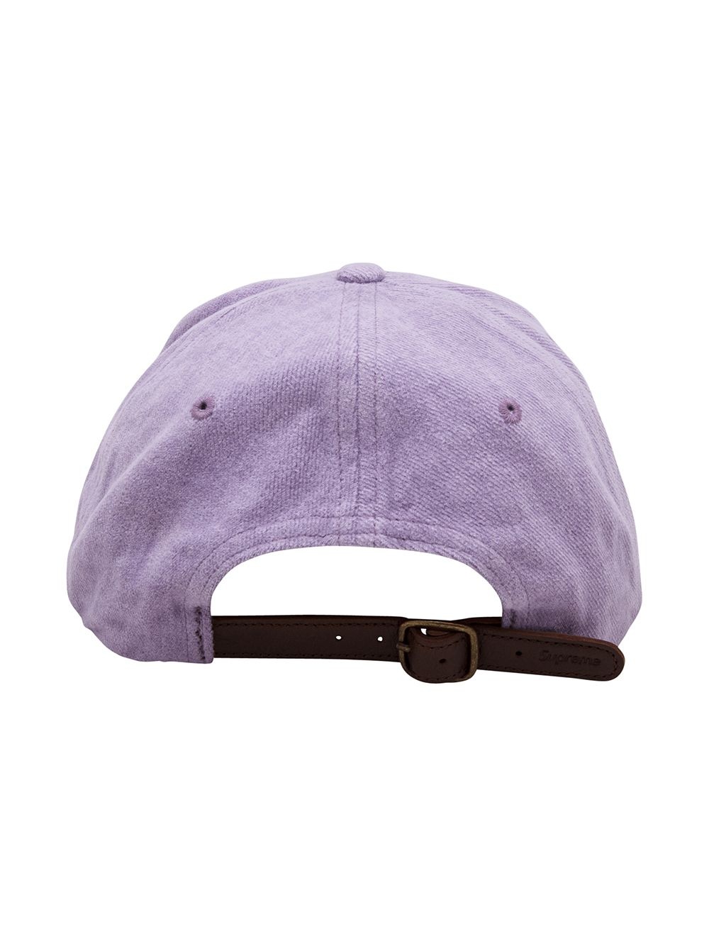 brushed twill script cap - 2