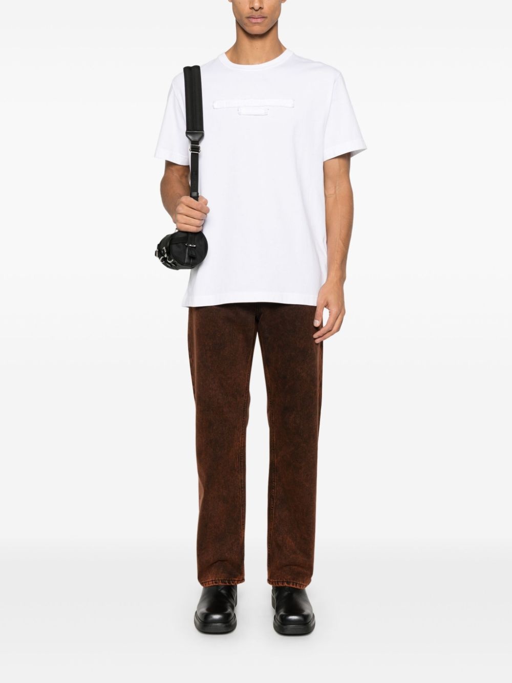 logo-embossed T-shirt - 2