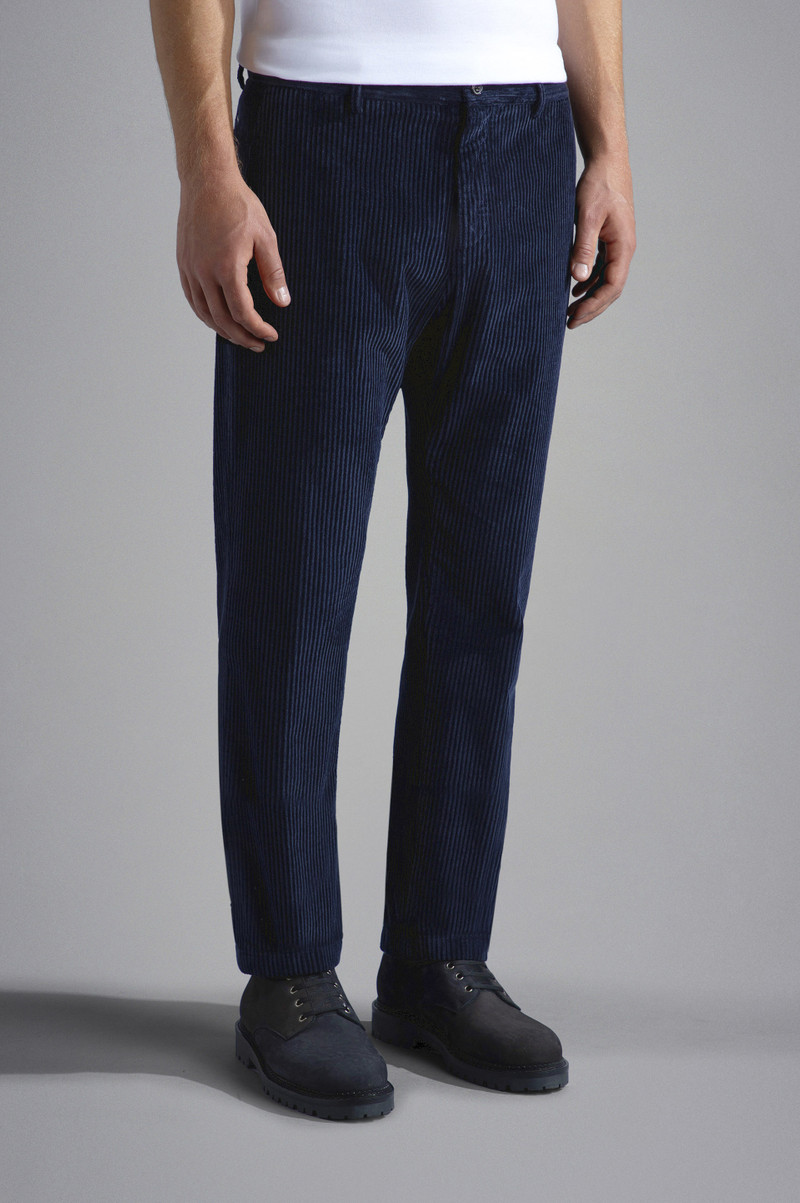 STRETCH VELVET CHINO TROUSERS 6