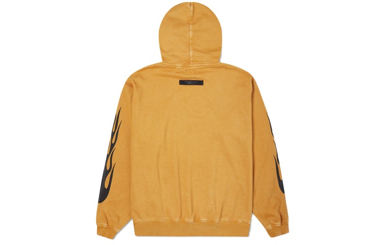 Converse Court-Ready Cloud Washed Graphic Hoodie 'Wheat' 10021990-A03 - 2