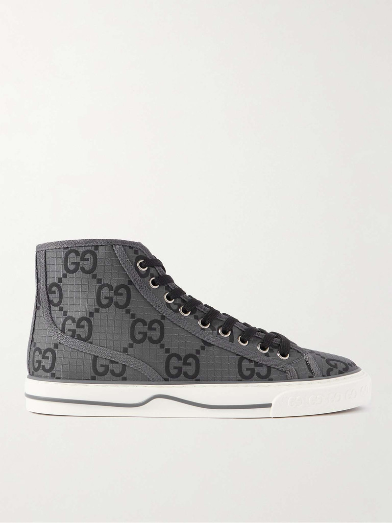 Tennis 1977 Logo-Jacquard Ripstop High-Top Sneakers - 1