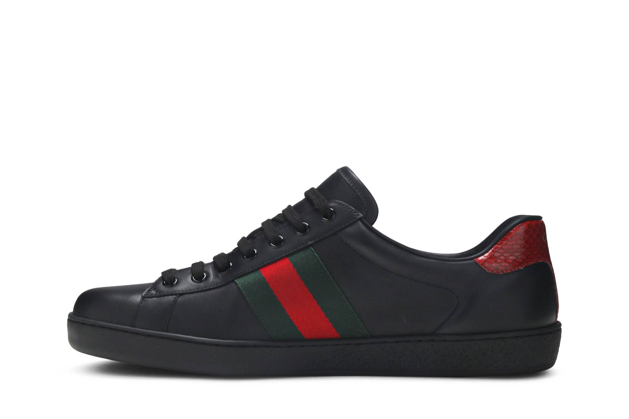 Gucci Ace Leather 'Black' - 3